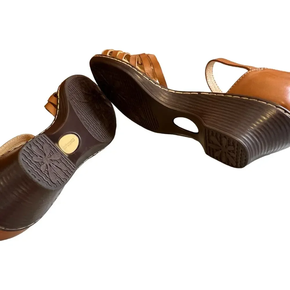 Softspots Tatianna Huarache Sandals Tan 9